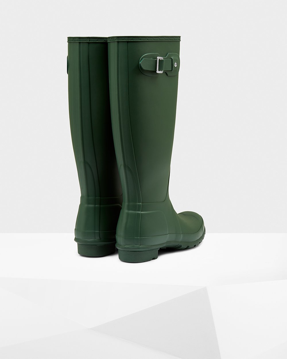 Hunter Original Tall Rain Boots - Online Sale Womens Green - GWPHTE547